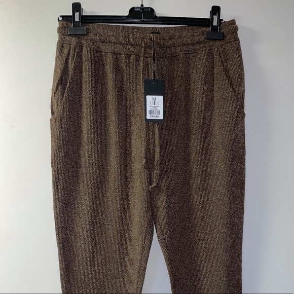 Soft & Cozy Knof Joggers - Brown - Picture 1 of 4